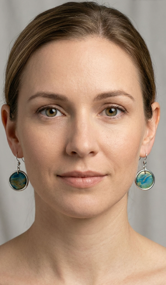 Fluira Verde Earrings