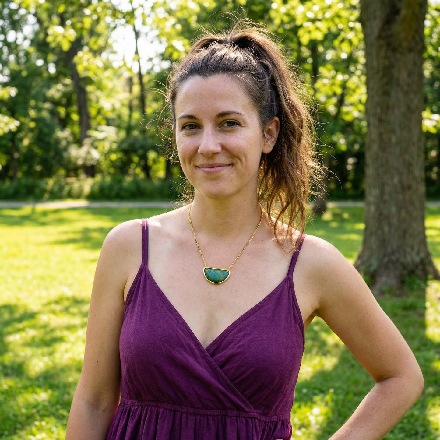 Fluira Mezzaluna Necklace