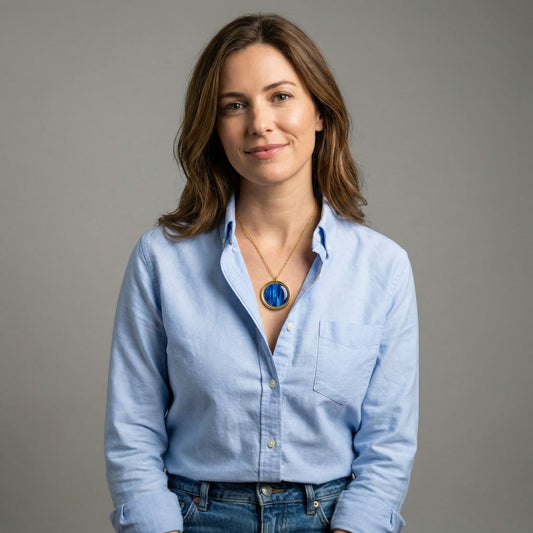 Fluira Blu Pendant Necklace