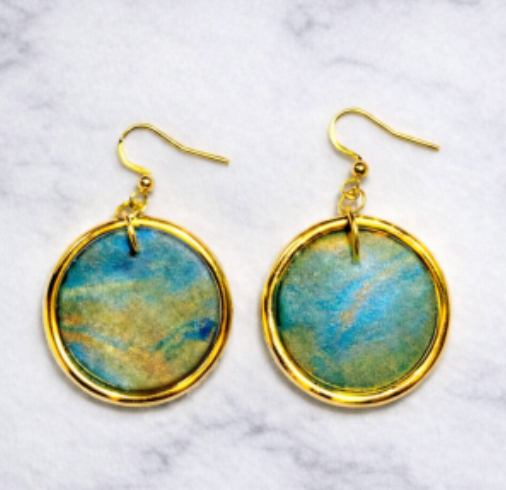 Fluira Verde Earrings